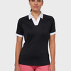 Callaway Textured Short Sleeve V-Placket Colourblock Polo