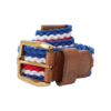 Footjoy Striped Braided Belt