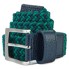 Footjoy Striped Braided Belt