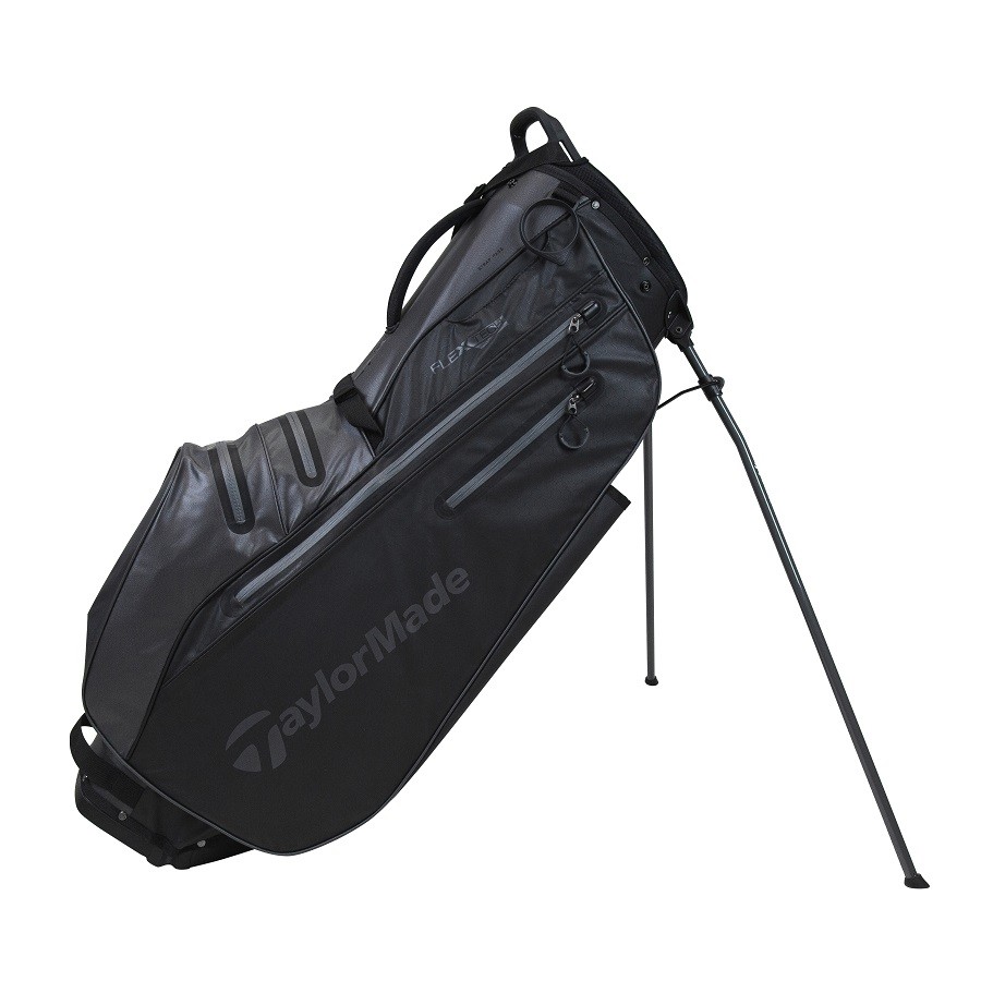 TaylorMade FlexTech Waterproof Stand Bag Black/Charcoal Bag na nošení
