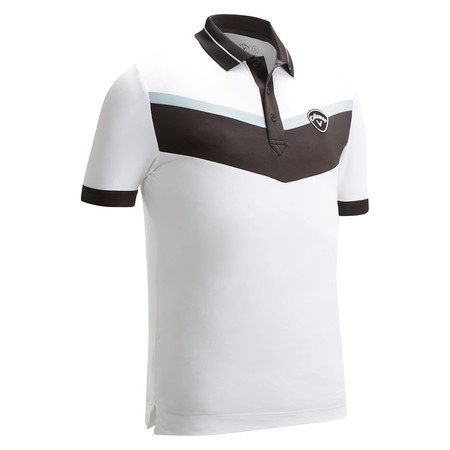 Callaway SS 3 Color Block Polo W Tipping