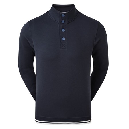 FootJoy Jearsy Fleece Backed Buttoned Collar Midlayer