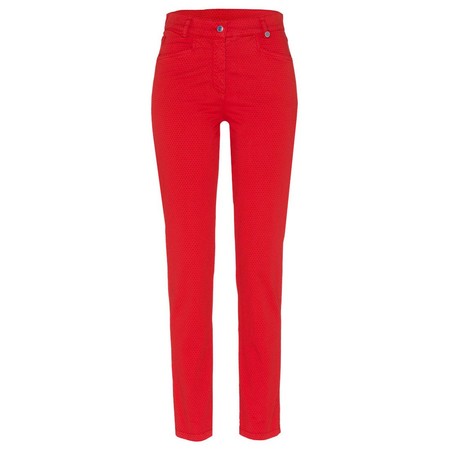 Golfino Dot Print Stretch 7/8 Trouser Slim Fit