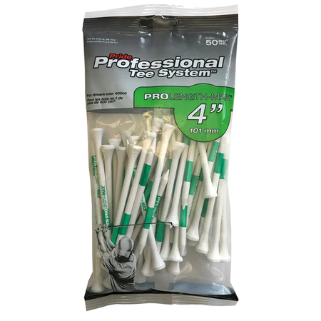 Pride PTS 4" - 101 mm Tees Green Pack 50