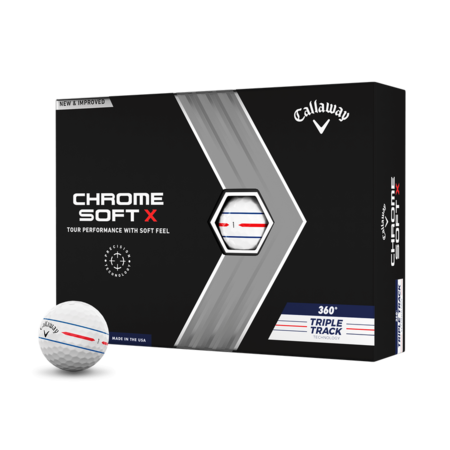Callaway Limited Edition Chrome Soft X 360 Triple Track Golf Balls