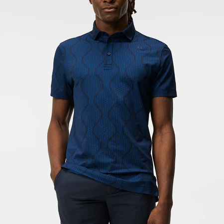J.Lindeberg Mat Jacquard Regular Fit Polo