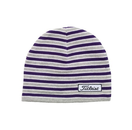 Titleist Womens Striped Fitted Beanie