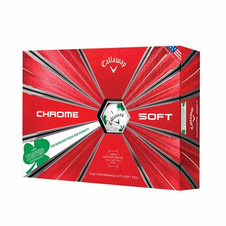Callaway Chrome Soft 18 Truvis Shamrock Balls