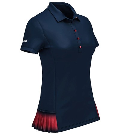 Colmar Women's Polo Shirt With Shaded Pleating