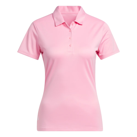 Adidas Women's Solid Performance Short Sleeve Polo Shirt