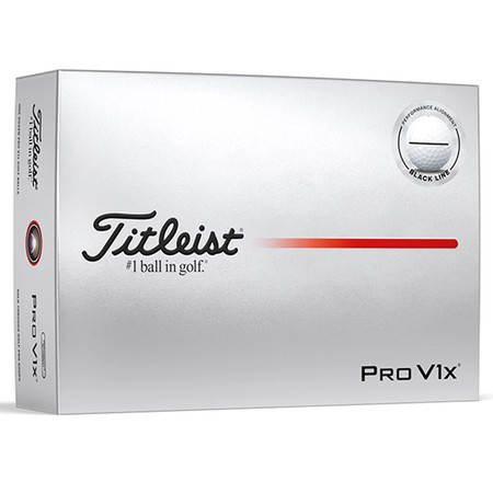Titleist Pro V1X 2025 Performance Alignment Black
