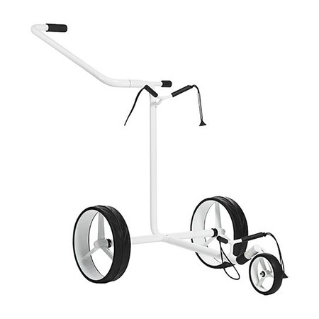 JuStar White manual 3-wheeled Trolley