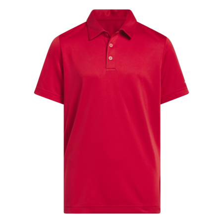 Adidas Boys Performance Short Sleeve Polo