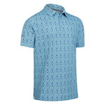 Callaway All Over Drinks Novelty Print Polo