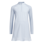 Adidas Girls Quarter Zip Frill Dress